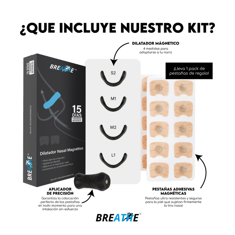 Breathe® - Dilatador nasal magnetico antironquidos